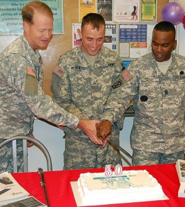US military service members at a CFC celebration. Source: Flickr user, USAG- Humphreys . 